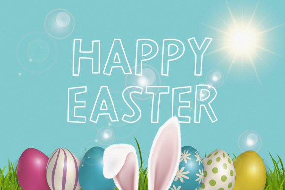 Bright Happy Easter 3D: A Practical Asset for Spring Design Projects