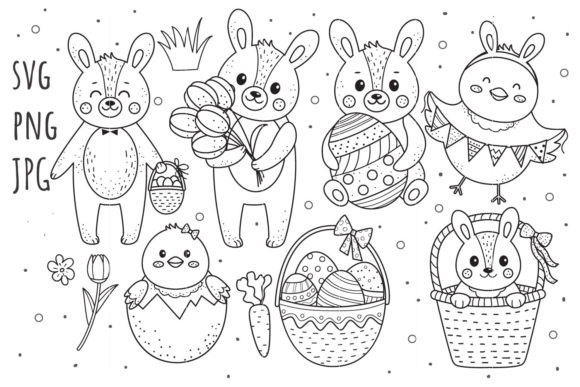 Celebrating Easter Creativity: A Guide to Using Digital Stamps and Clip Art for Professional DIY Projects