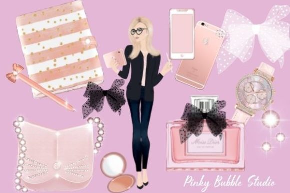 Empower Your Designs with the Lady Boss Clipart Set
