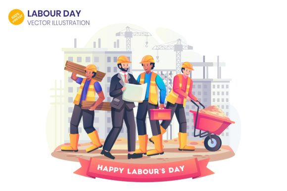 Labour Day Flat Illustration: A Designer’s Guide