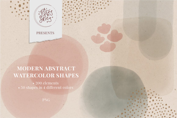 Modern Abstract Watercolor Shapes: Integrating Organic Design Elements into Professional Workflows