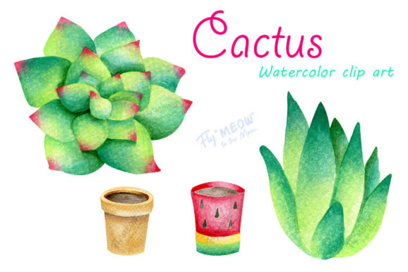 Strategic Design: Leveraging Watercolor Cactus Clip Art for Brand Differentiation